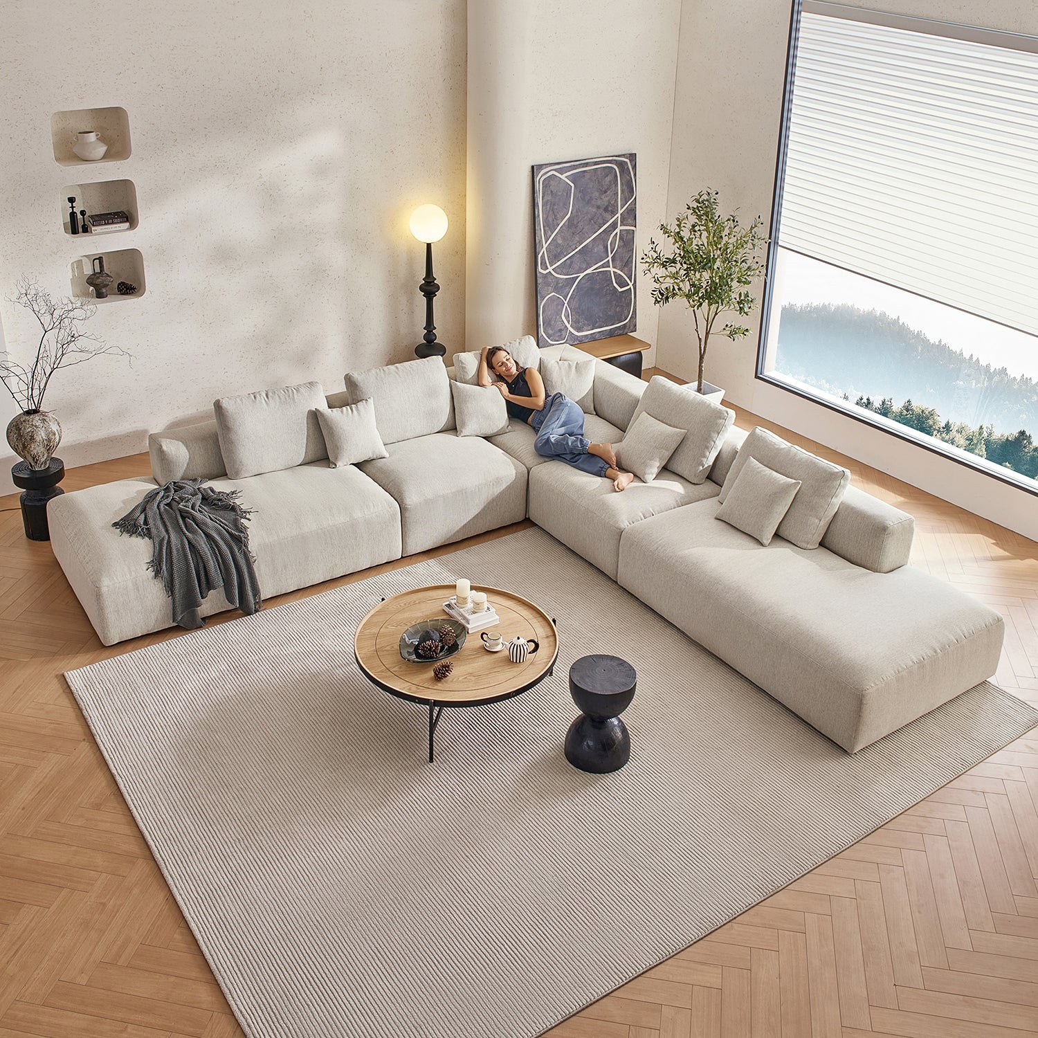 The 5th Open L Sectional, sectional, Foundry | Valyou Furniture