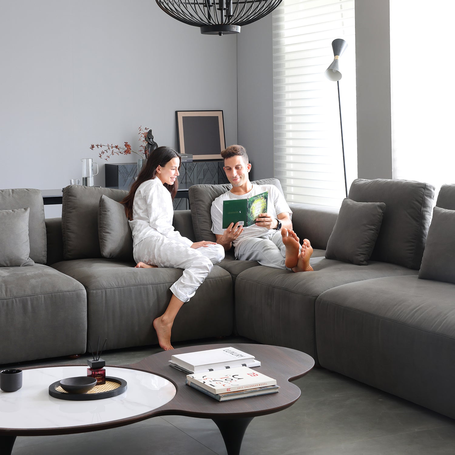 The 5th Open L Sectional, sectional, Foundry | Valyou Furniture