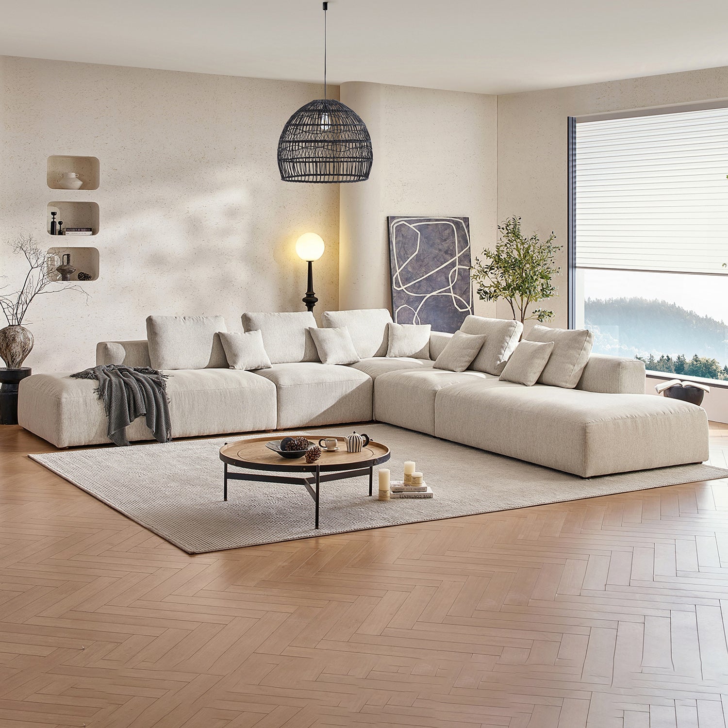 The 5th Open L Sectional, sectional, Foundry | Valyou Furniture