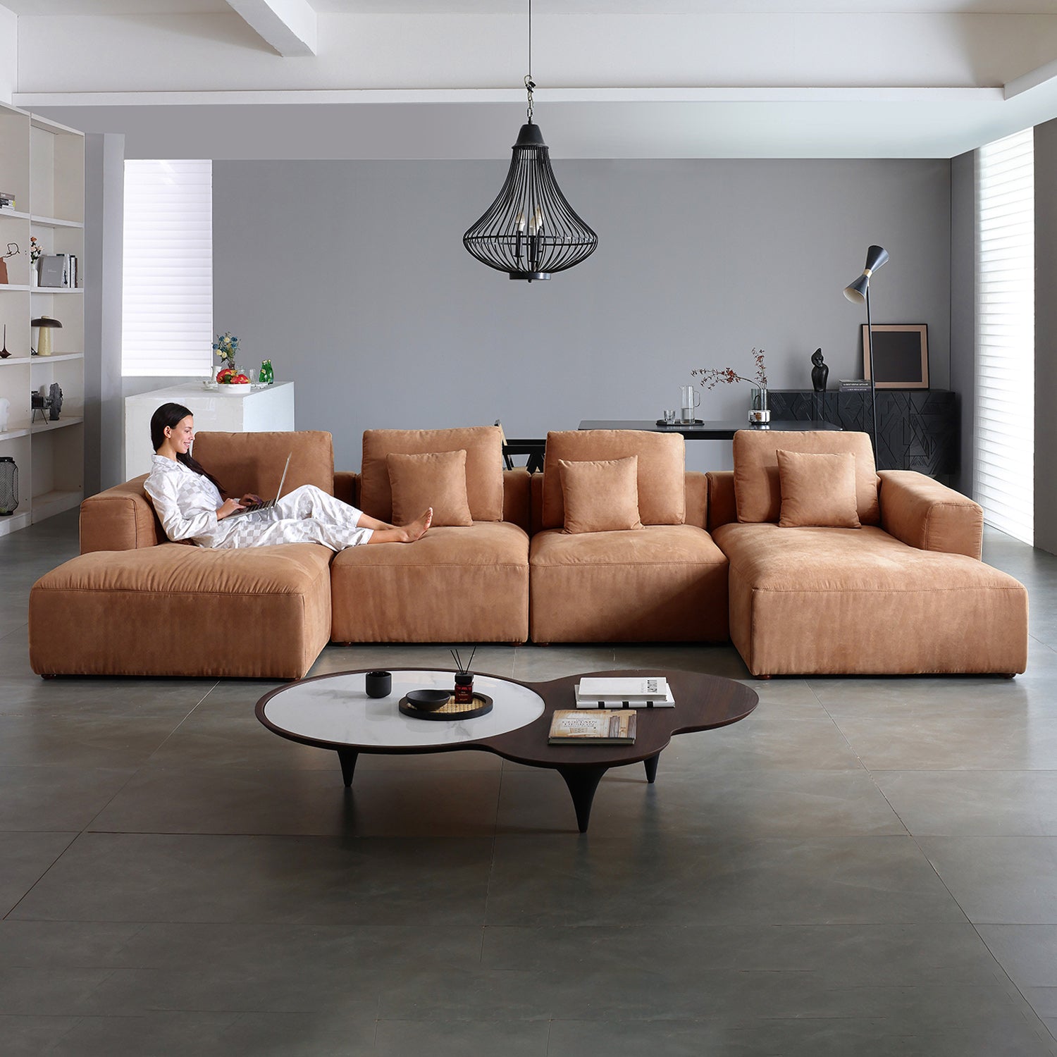 The 5th U Sectional, sectional, Foundry | Valyou Furniture 