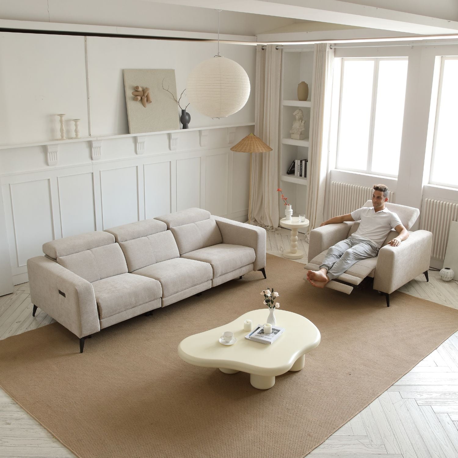 Theo Recliner Chair, Accent Chair, Valyōu Furniture | Valyou Furniture
