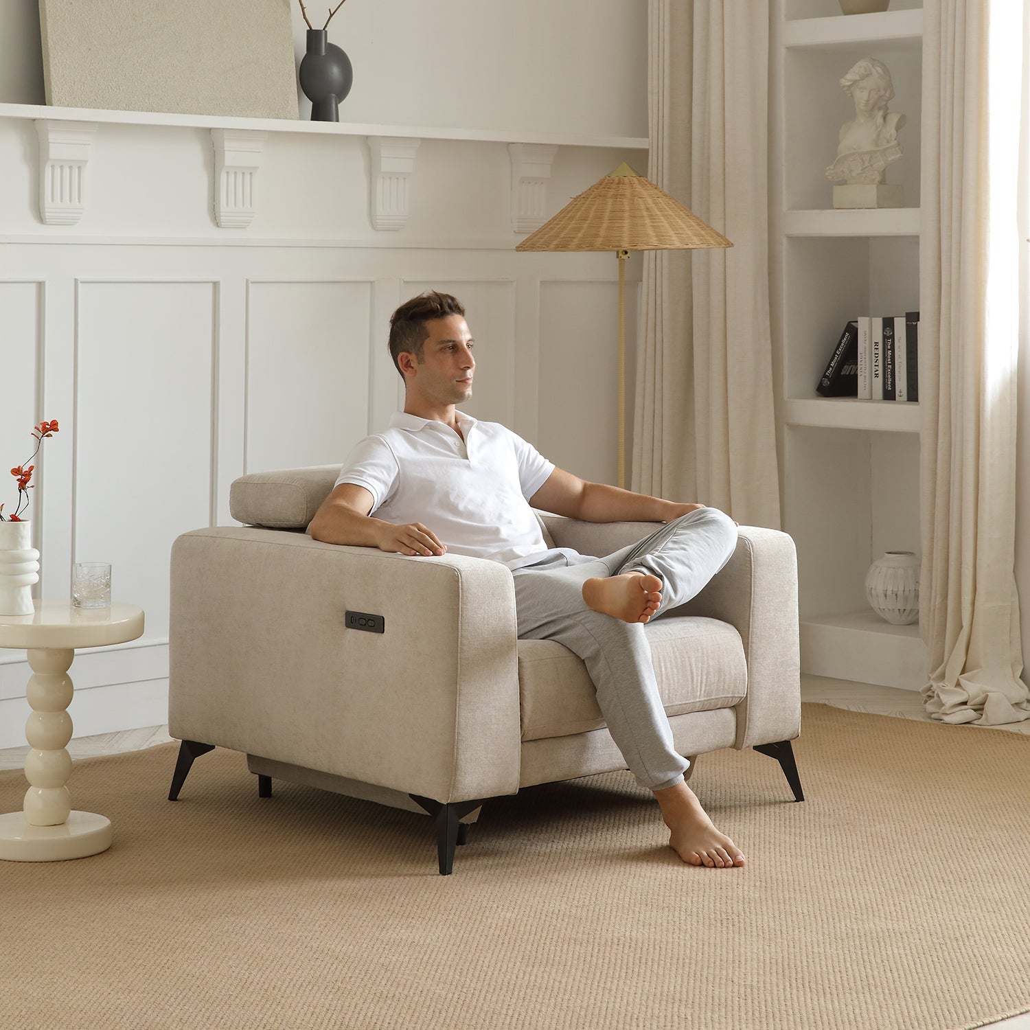 Theo Recliner Chair, Accent Chair, Valyōu Furniture | Valyou Furniture