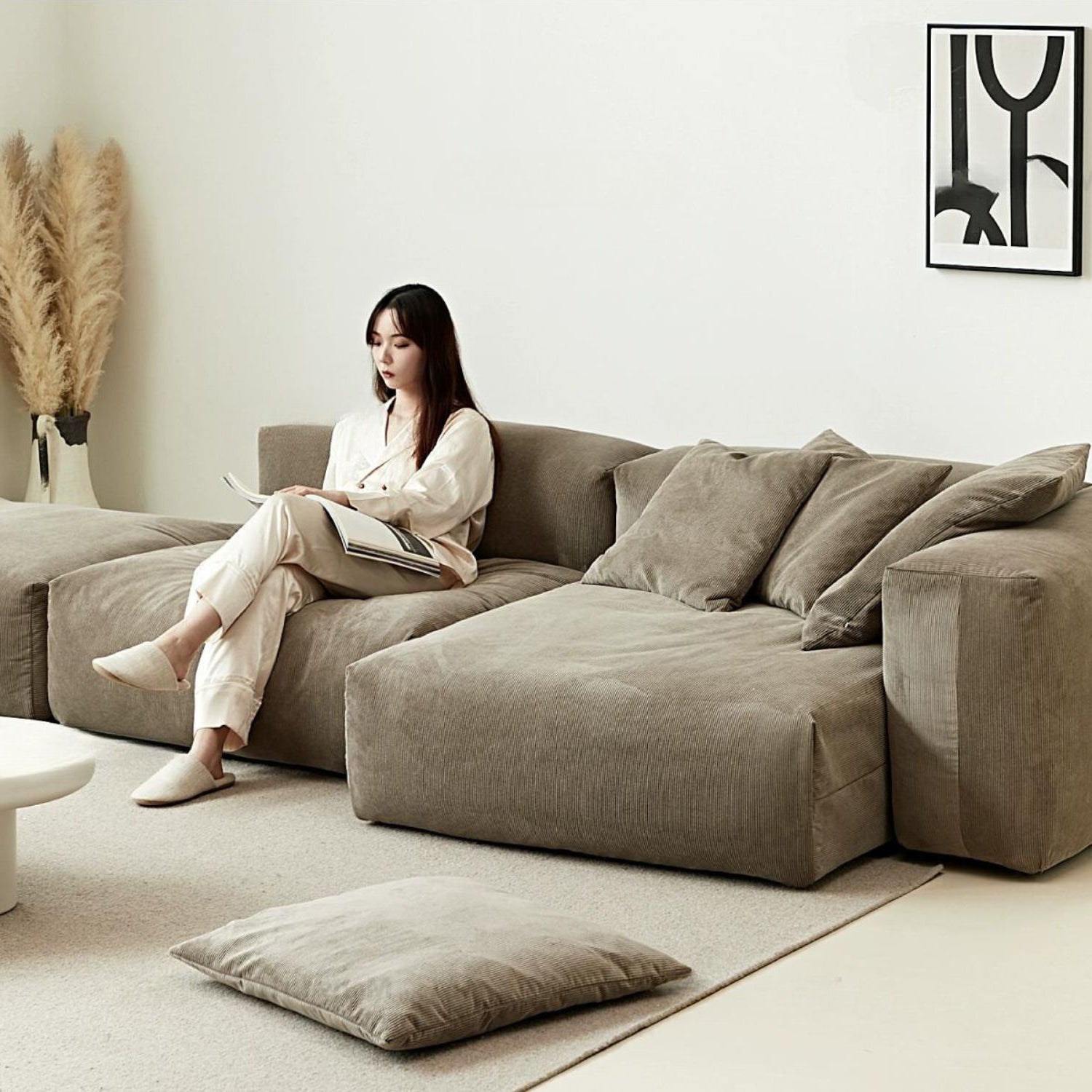The Squish Sectional + Ottoman, , Valyōu Furniture | Valyou Furniture 