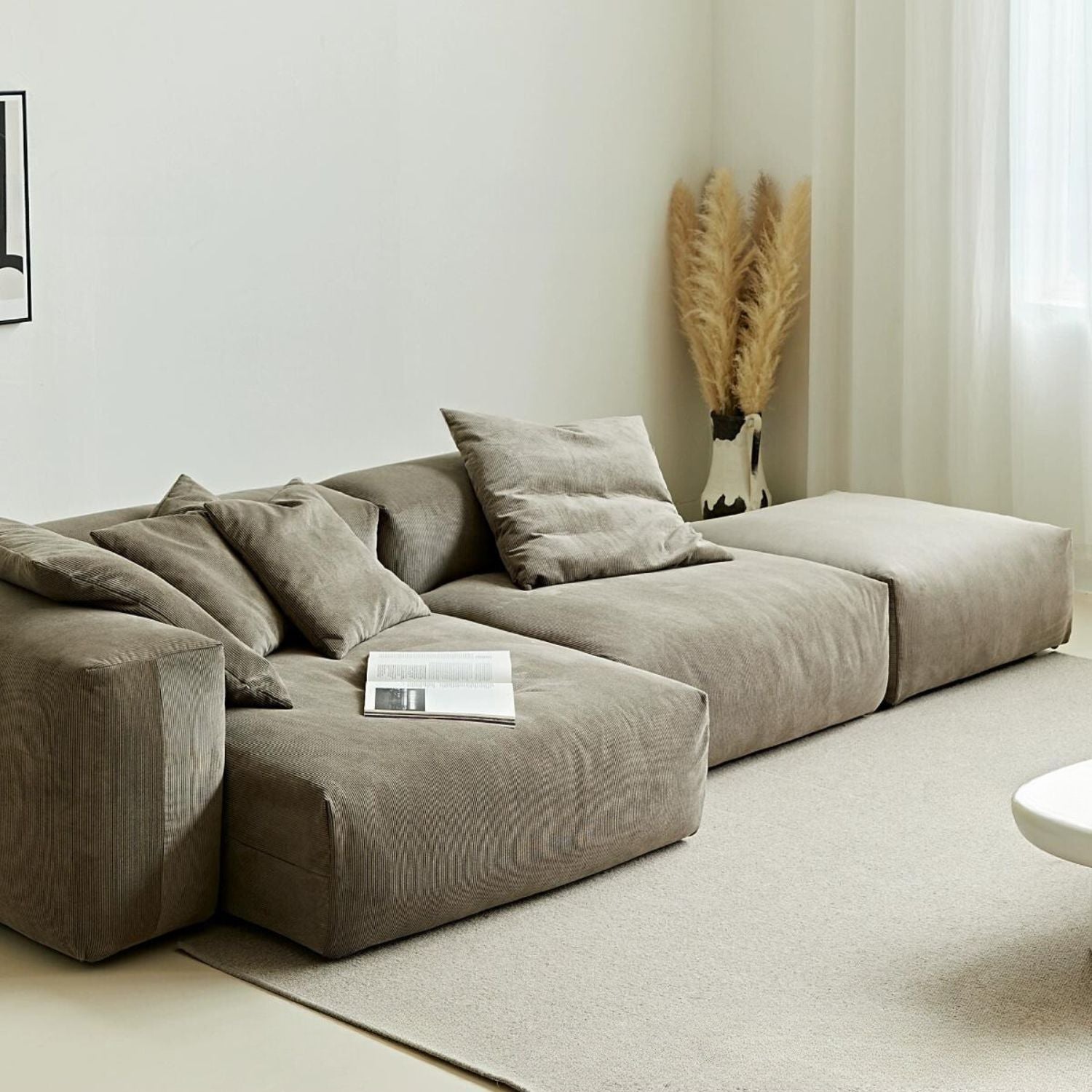 The Squish Sectional + Ottoman, , Valyōu Furniture | Valyou Furniture
