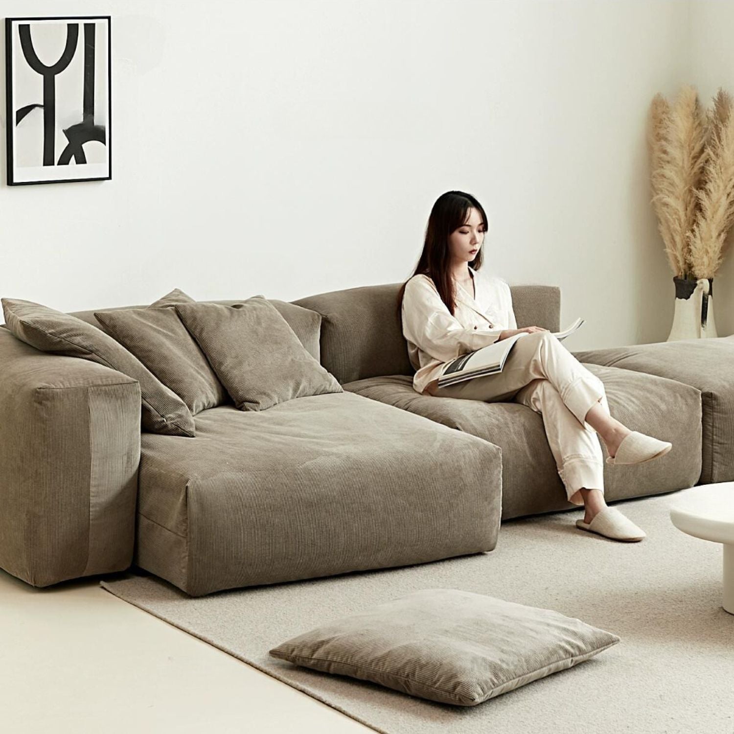 The Squish Sectional + Ottoman, , Valyōu Furniture | Valyou Furniture