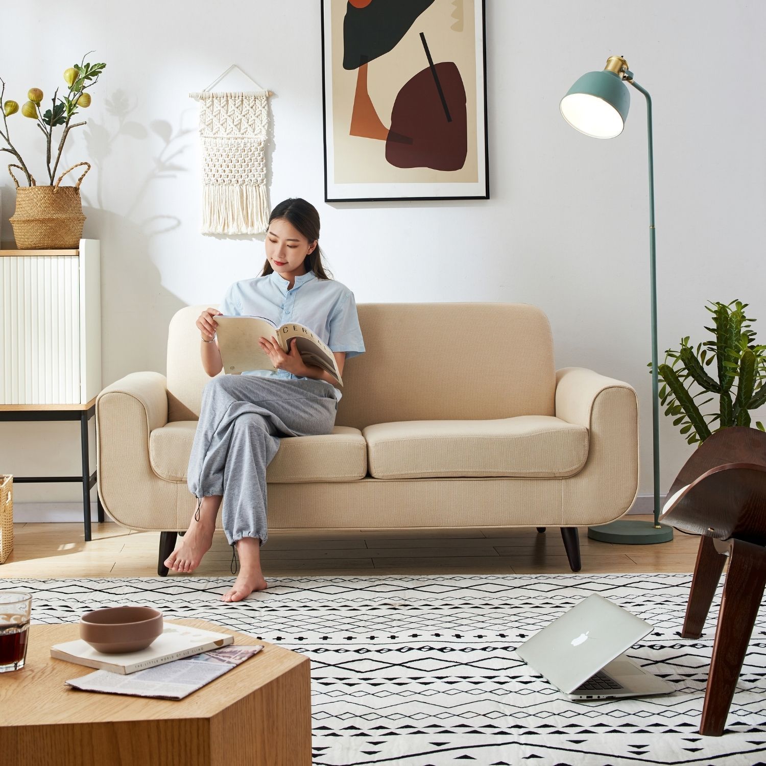 Valoren Loveseat Sofa Valyou Furniture