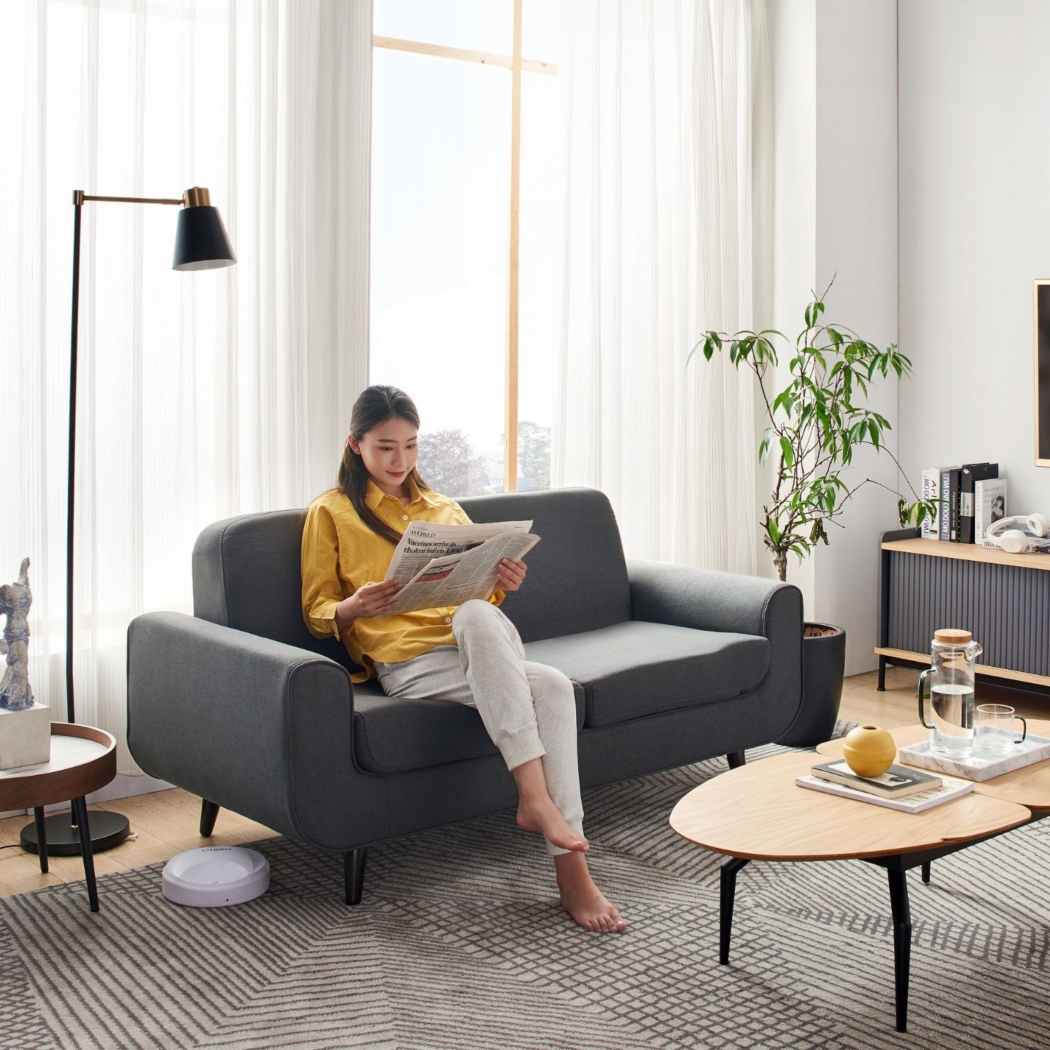 Valoren Loveseat Sofa Valyou Furniture