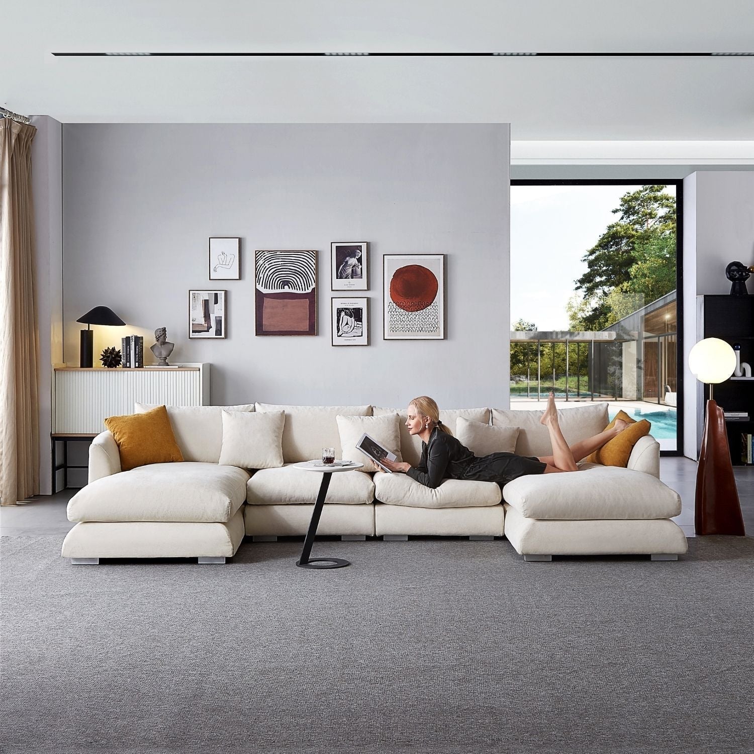 Feathers U-Sectional - Valyou