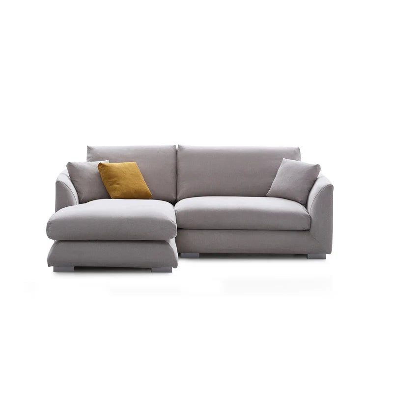 Feathers Sectional Couch Chaise Lounge 88-170 Inches