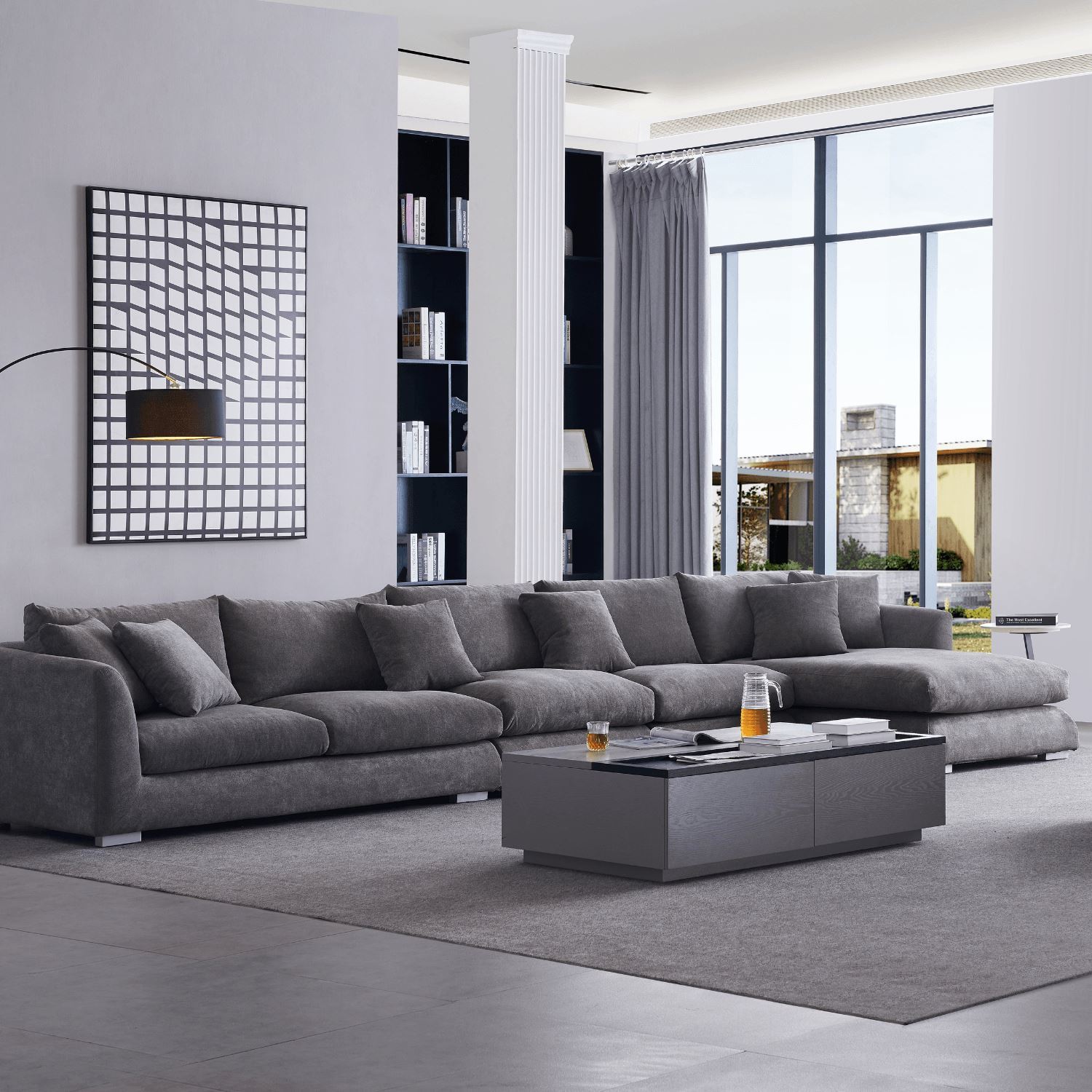 Feathers Sectional Sofa Mario Capasa
