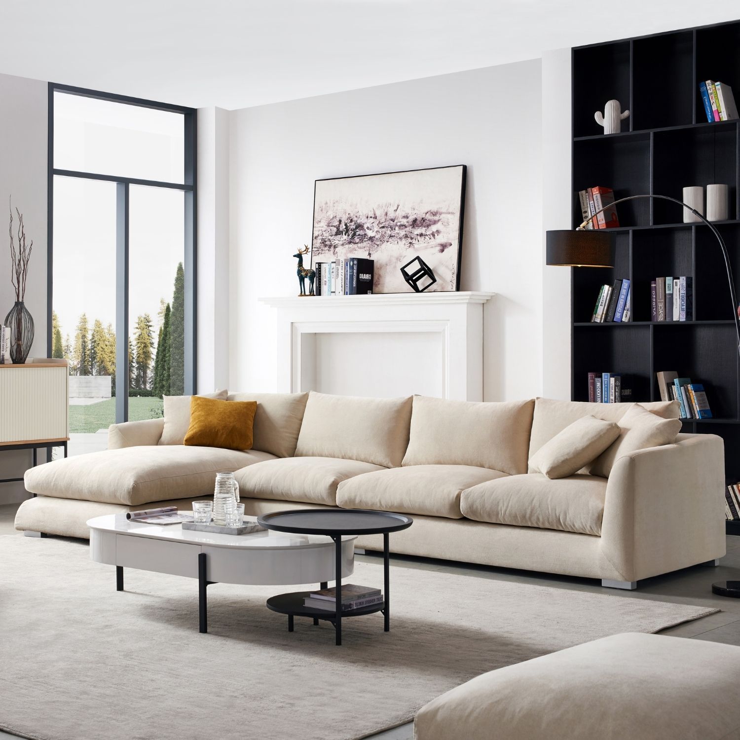 Feathers Sectional Sofa Mario Capasa