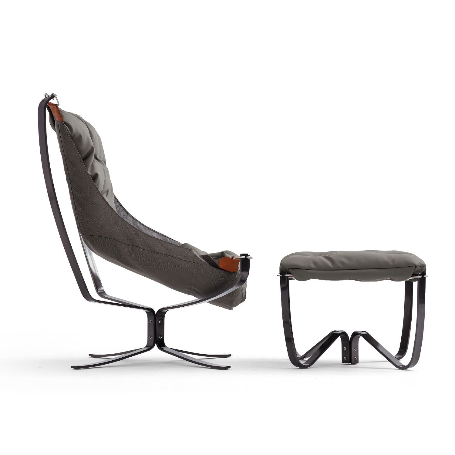 Rilasso Accent Chair With Ottoman