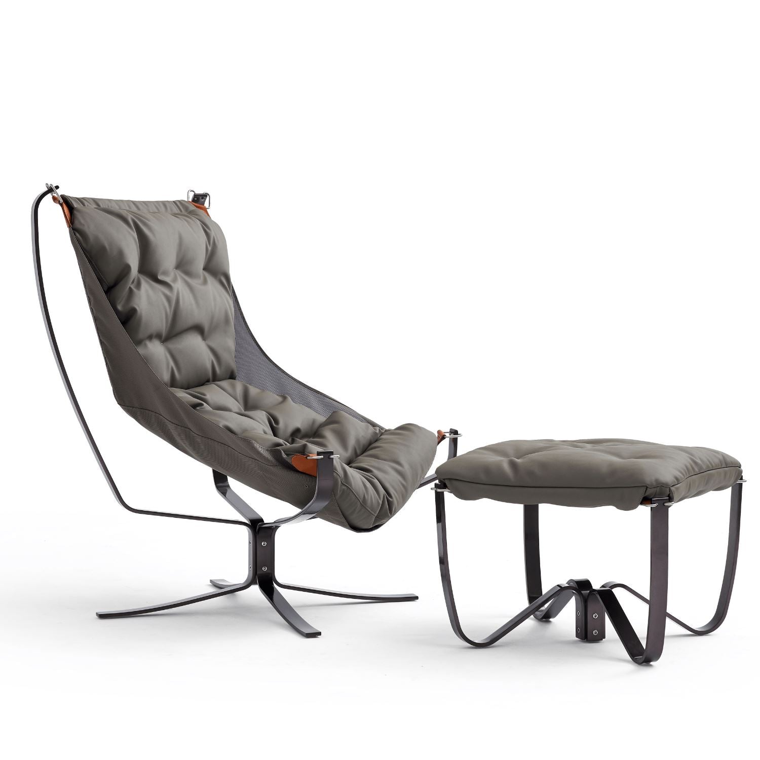 Rilasso Accent Chair With Ottoman
