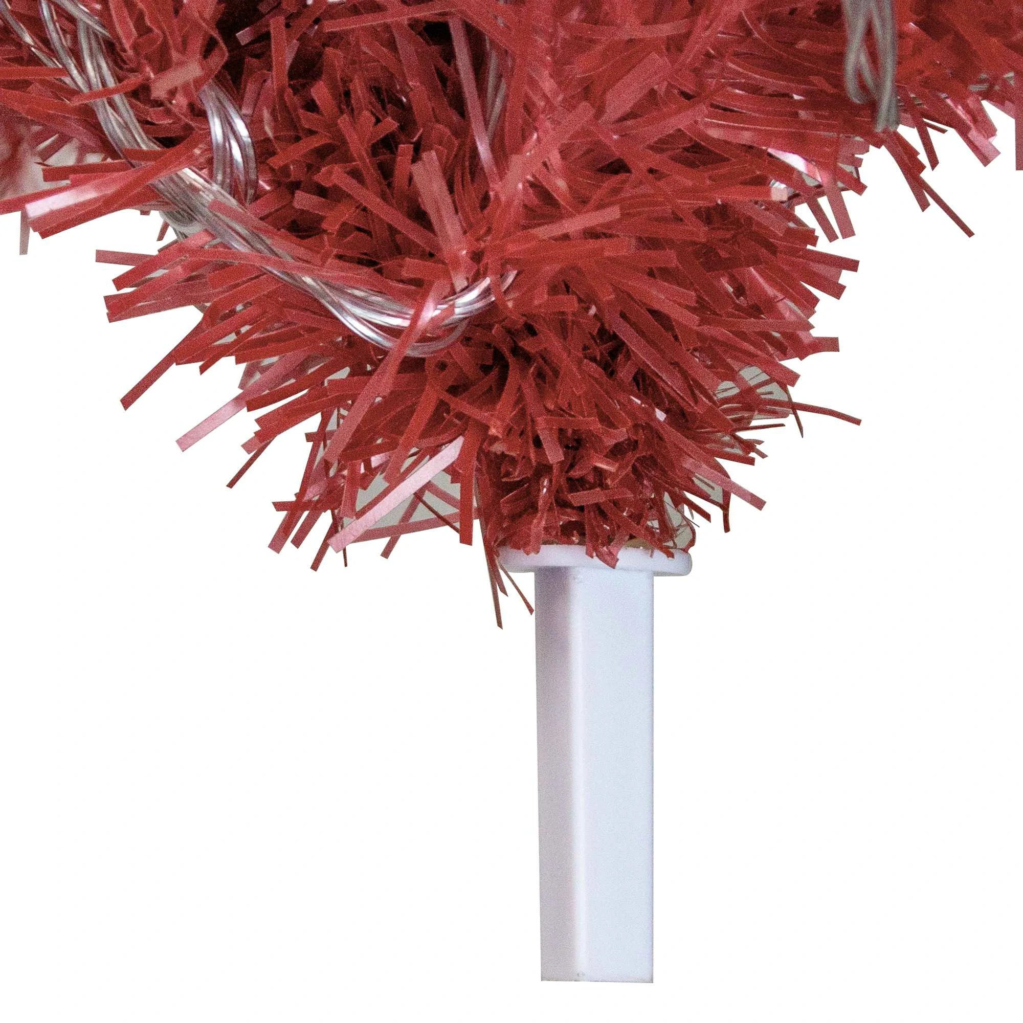 6FT Hinged Artificial Fir Christmas Tree with 300 LED Lights