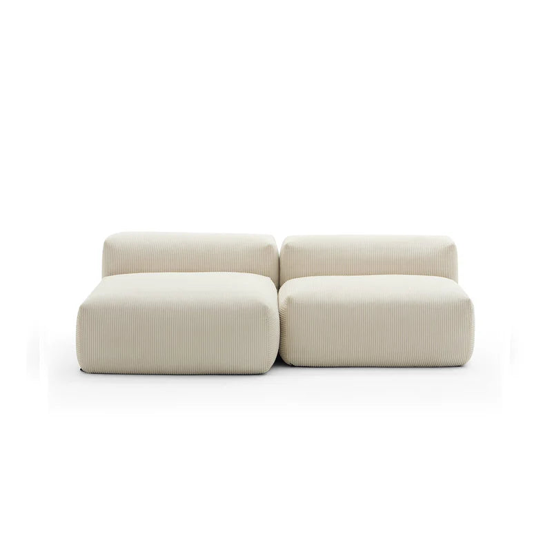 Mellow Open Sectional Armless Loveseat