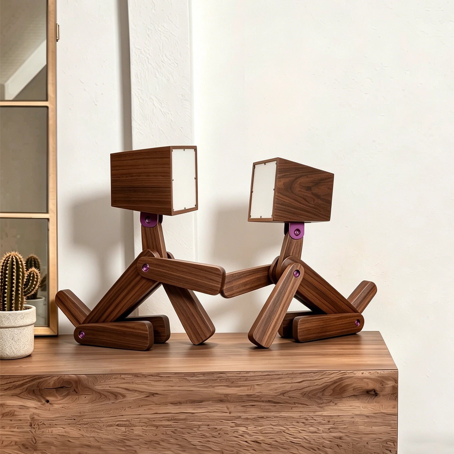 Dog Lamp Black Walnut