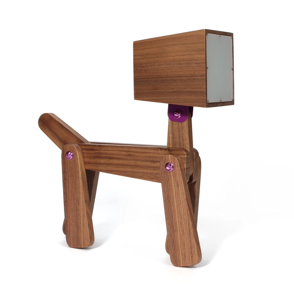 Dog Lamp Walnut