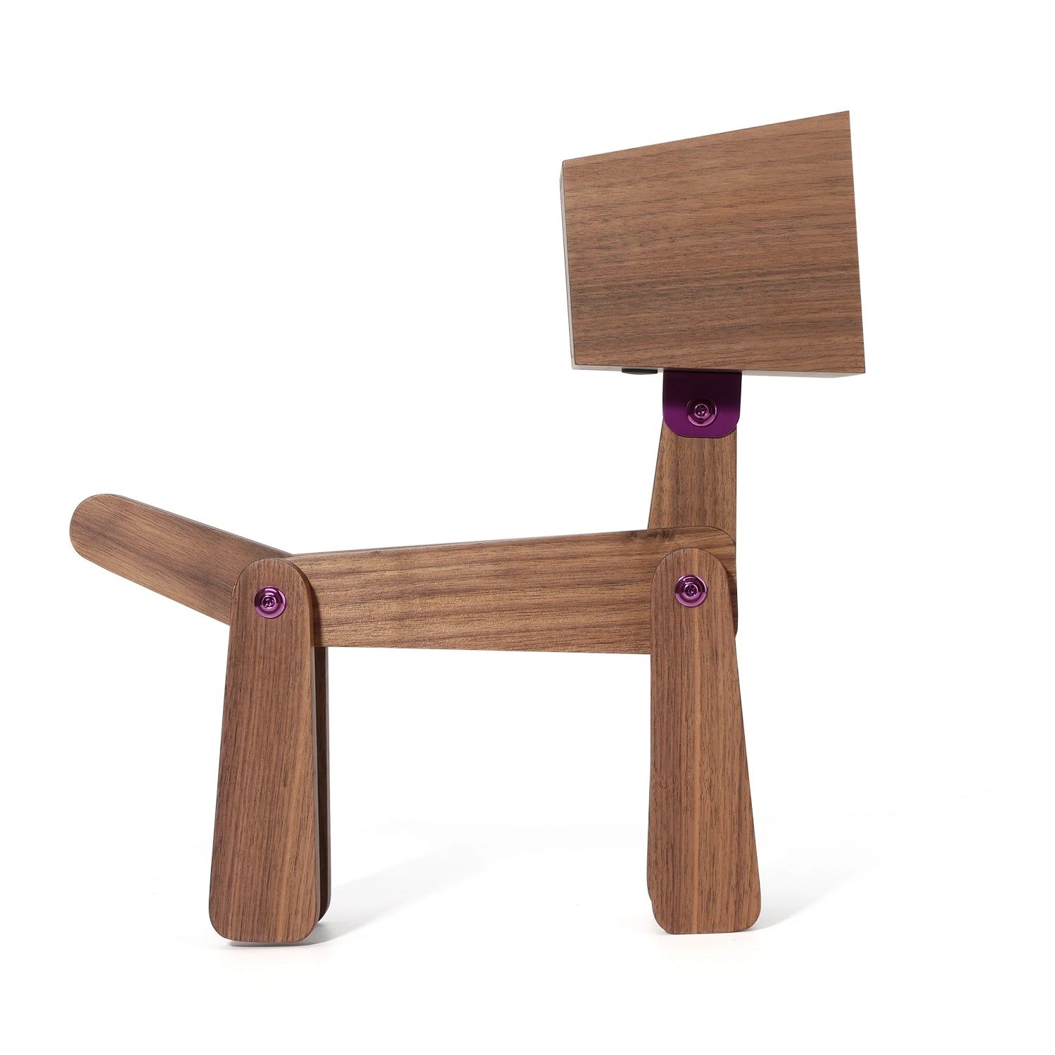Dog Lamp Black Walnut