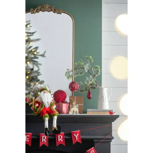 Christmas Berry Ornaments Set of 3 Red Berry Balls for Holiday Decor