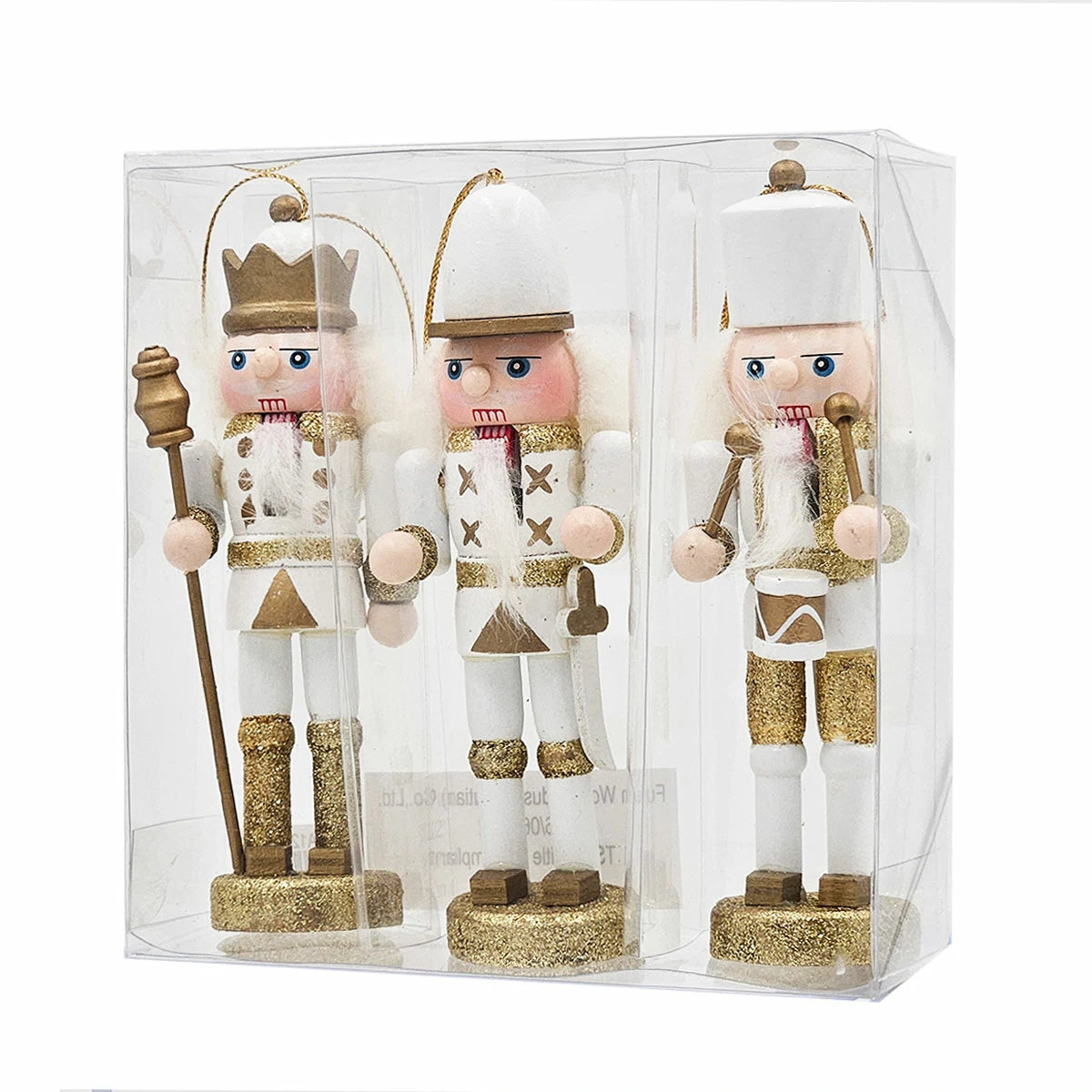 Christmas Decor Nutcraker Ornaments-Set of 3