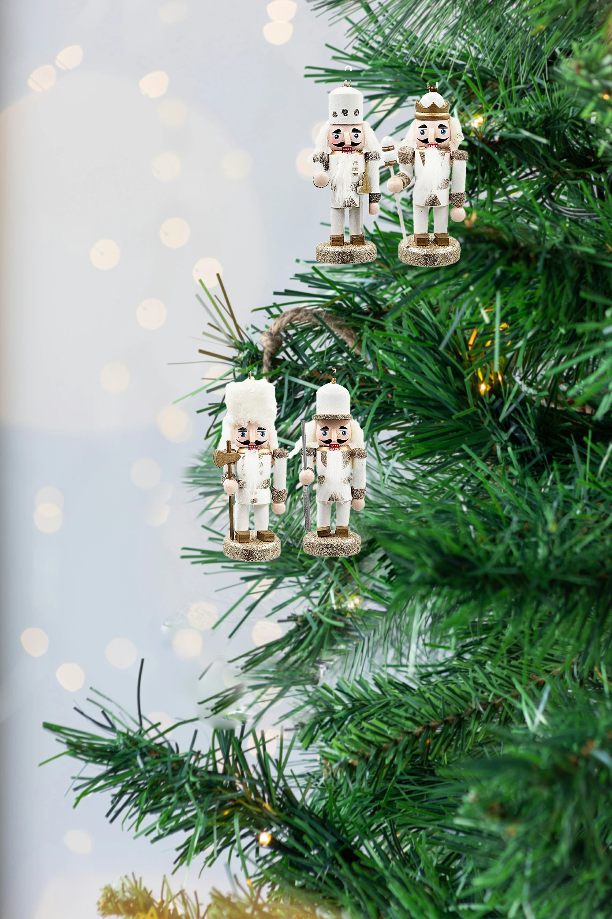 Christmas Decor Nutcraker Ornaments-Set of 3