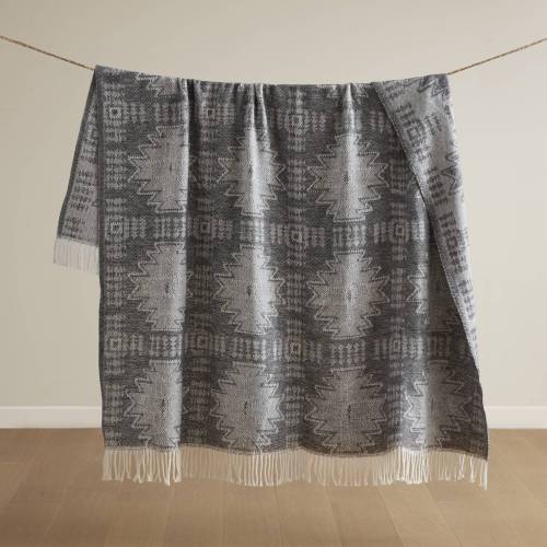 Cotton Blend Throw Blanket For Bed And Picnic 1-Piece