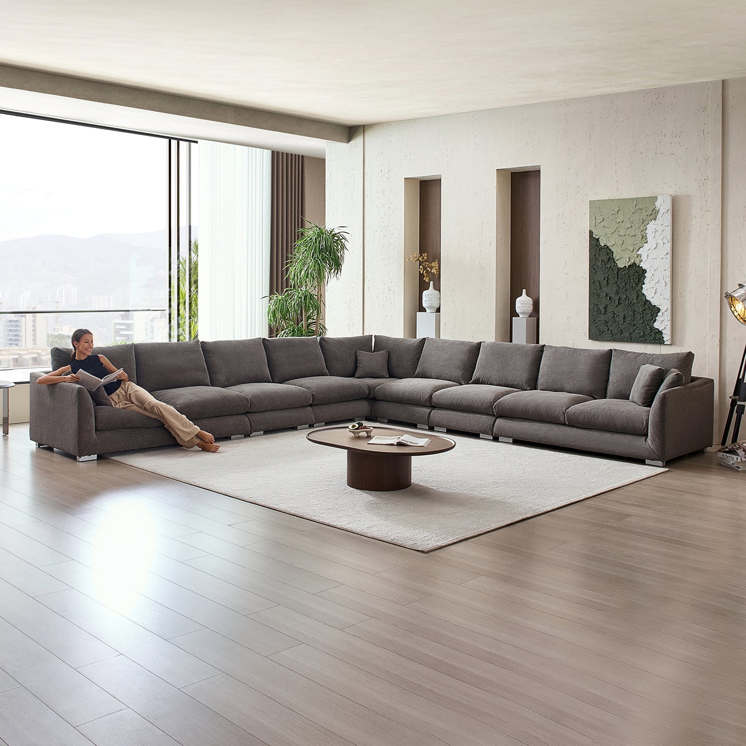 Feathers L Sectional