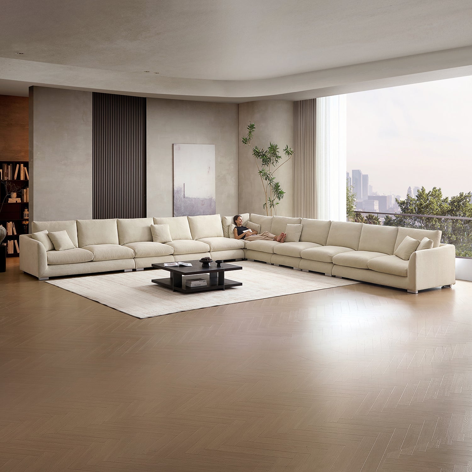 Feathers L Sectional