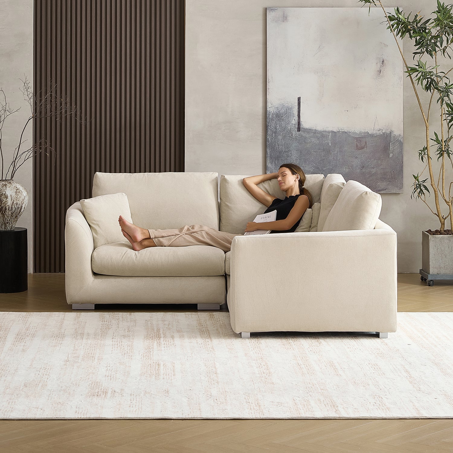 Feathers L Sectional