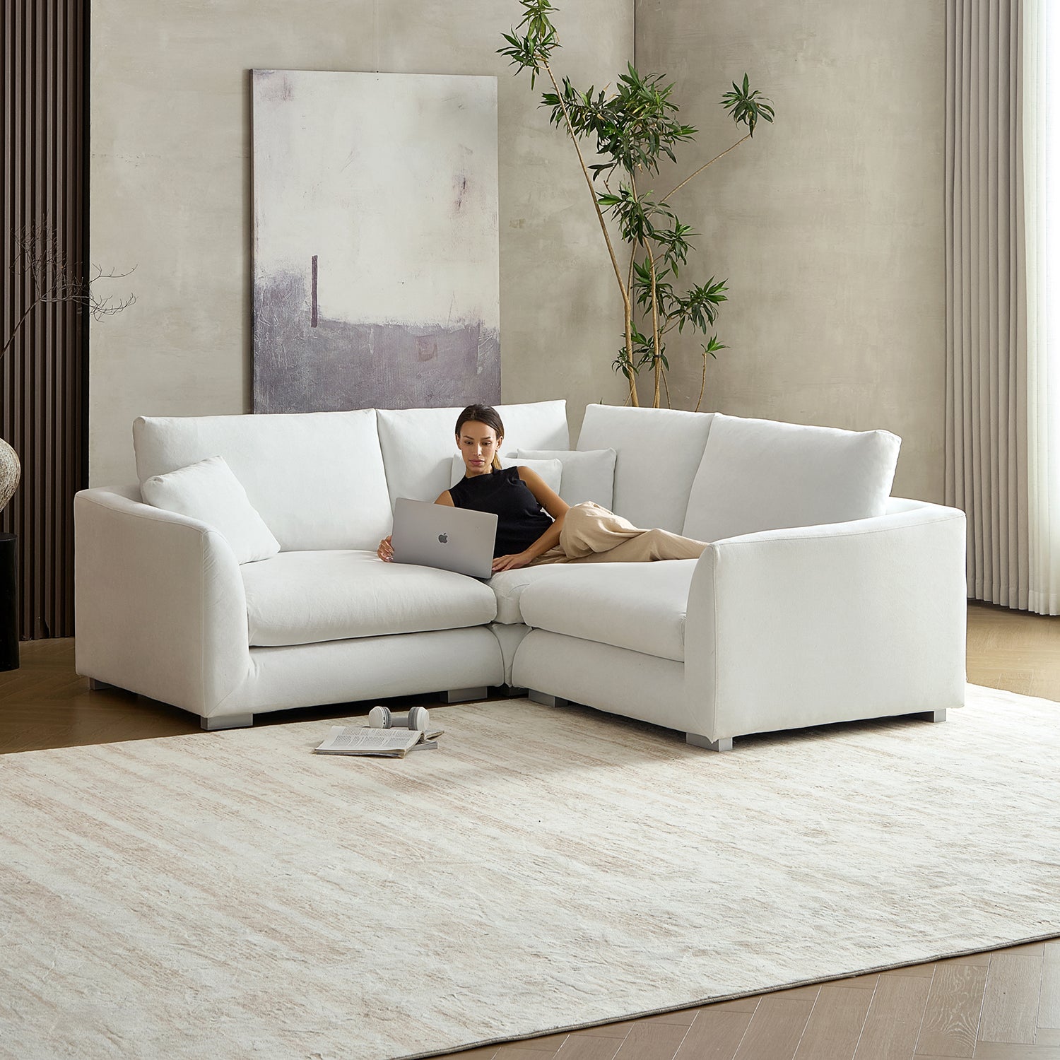 Feathers L Sectional