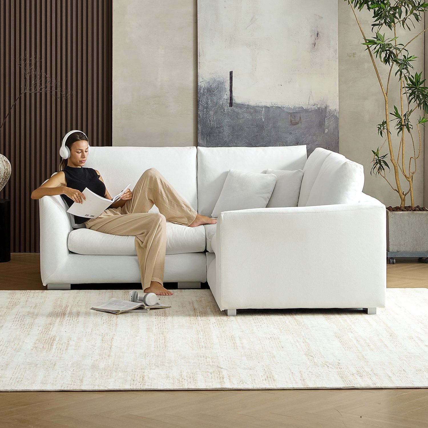 Feathers L Sectional