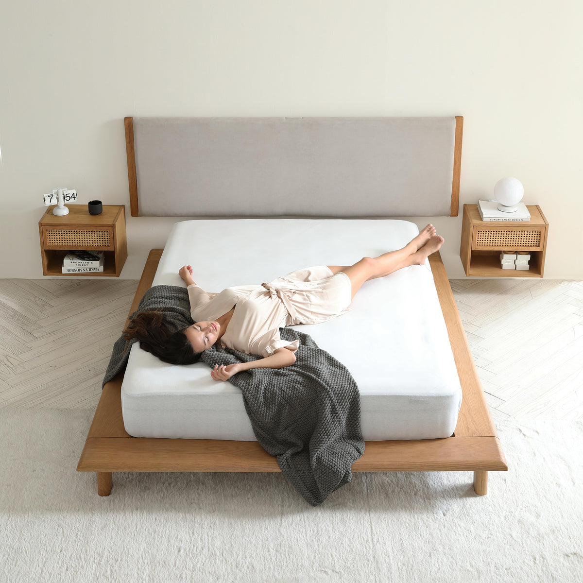 Kahala Bed | Valyou Scandinavian Style Luxury Wooden Bed Set