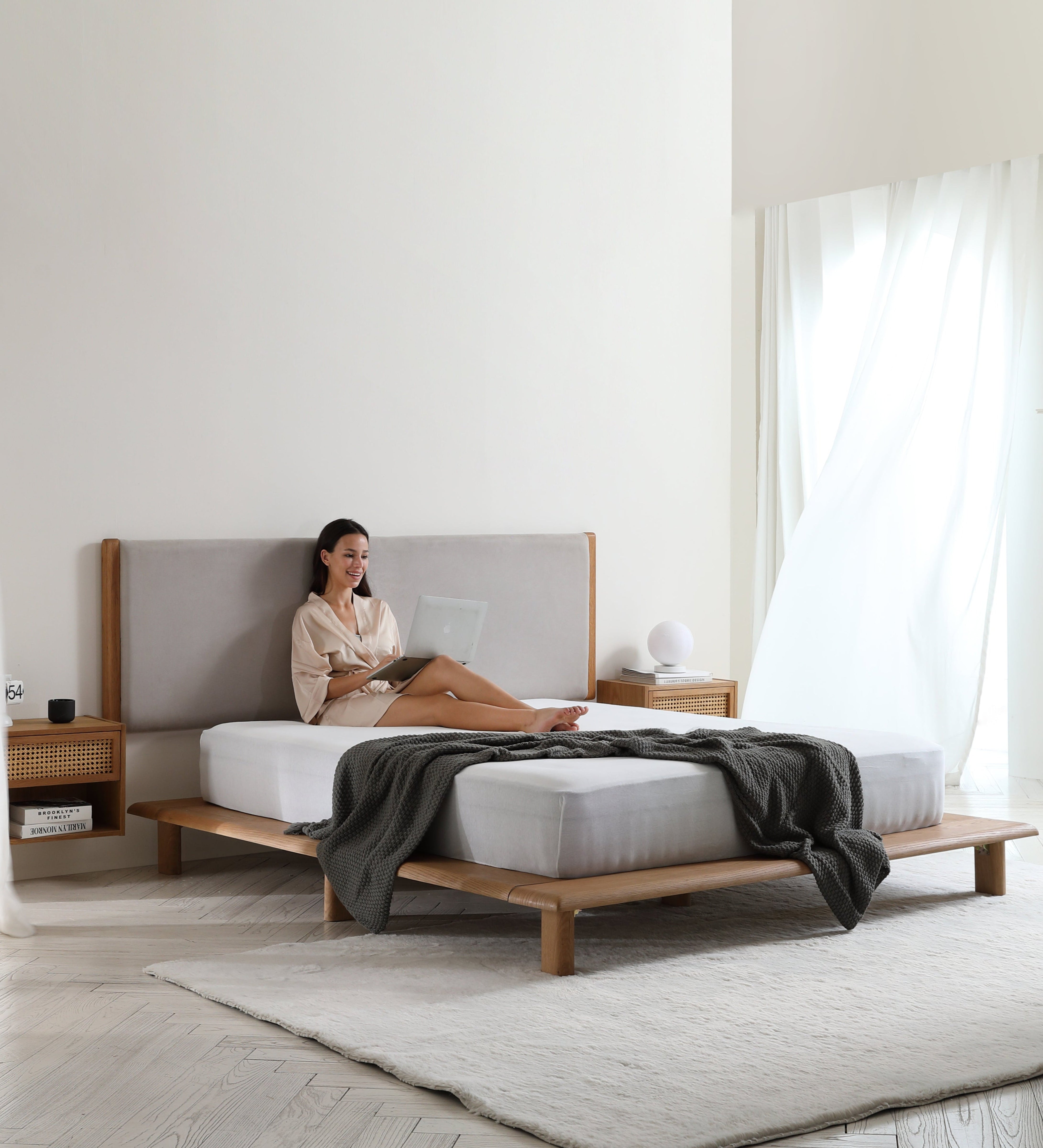 IKEAイケアのダブルベット1年半使用美品。フランフラン無印大塚家具ウニコ好きに IKEAイケアのダブルベット1年半使用美品。フランフラン無印大塚