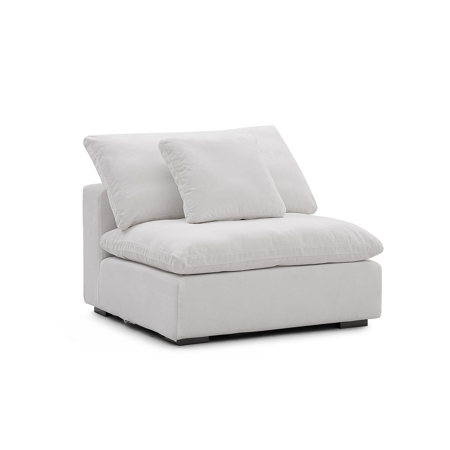 Malibu Cloud Couch Armless Modular Seat