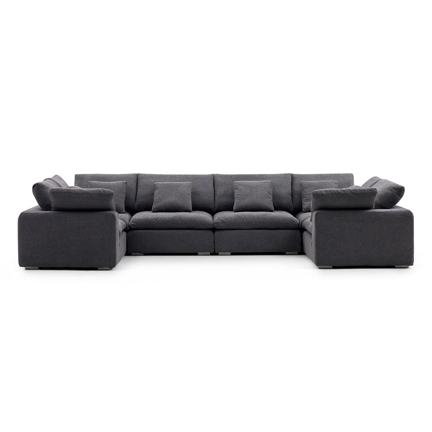 Malibu Cloud U Closed Sectional