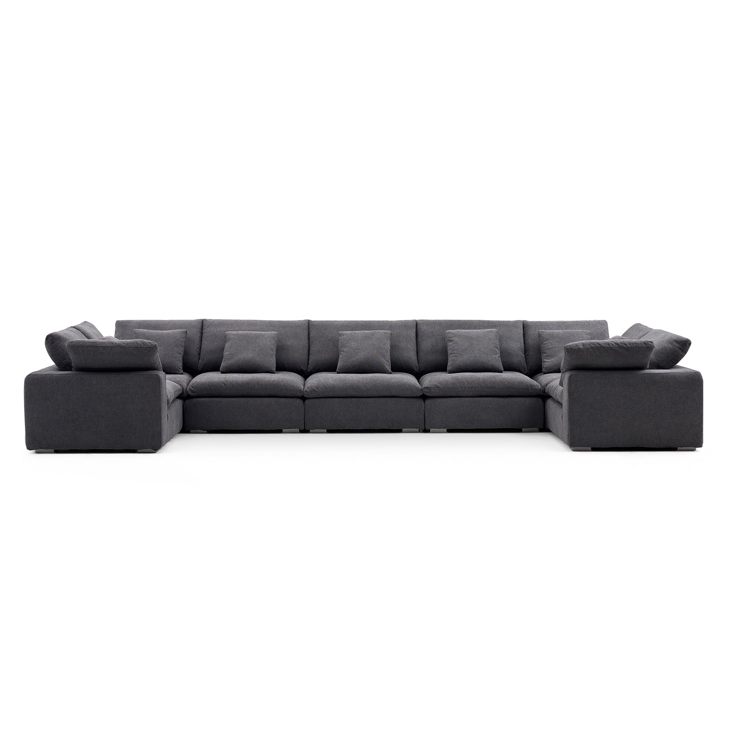 Malibu Cloud U Closed Sectional