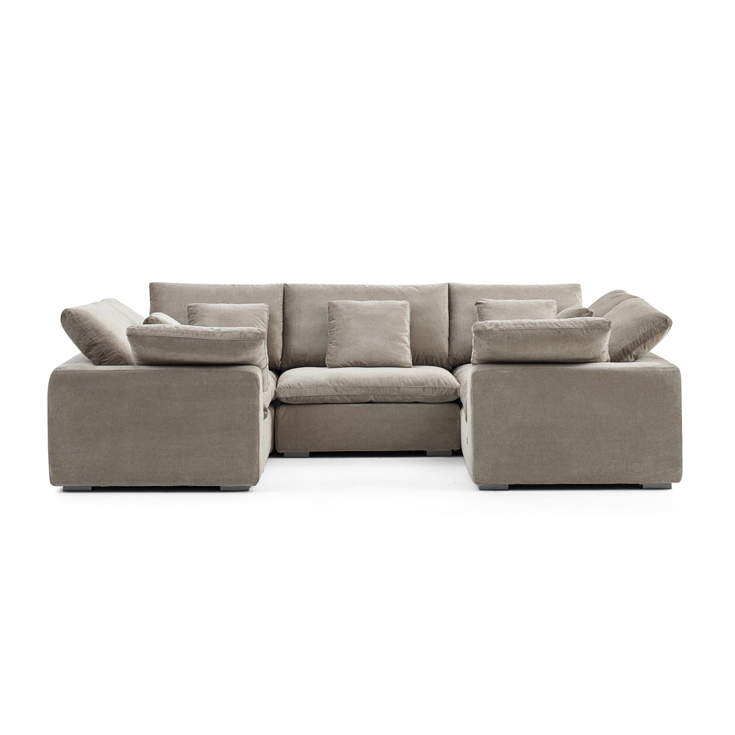 Malibu Cloud U Closed Sectional