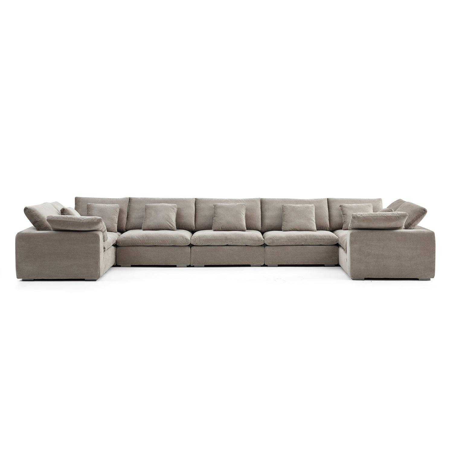 Malibu Cloud U Closed Sectional