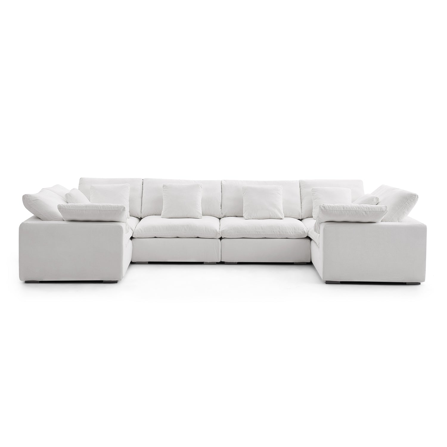 Malibu Cloud U Closed Sectional