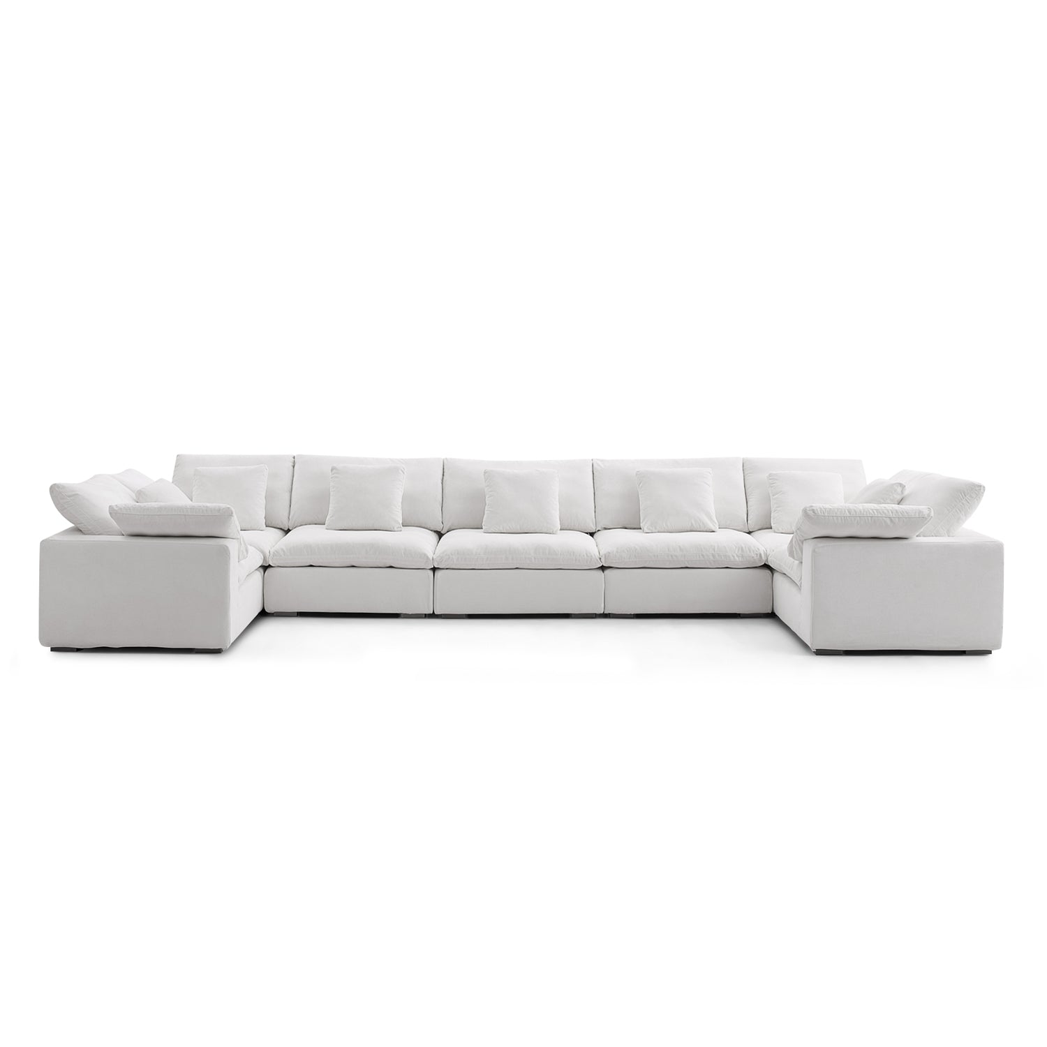 Malibu Cloud U Closed Sectional