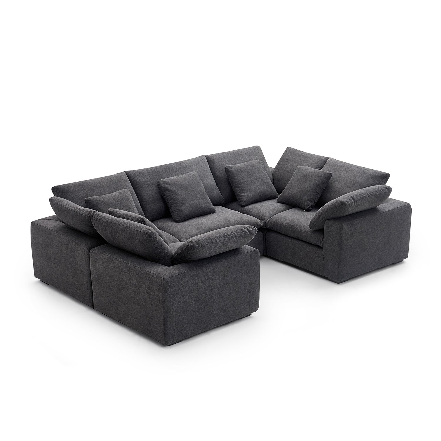 Malibu Cloud U Closed Sectional