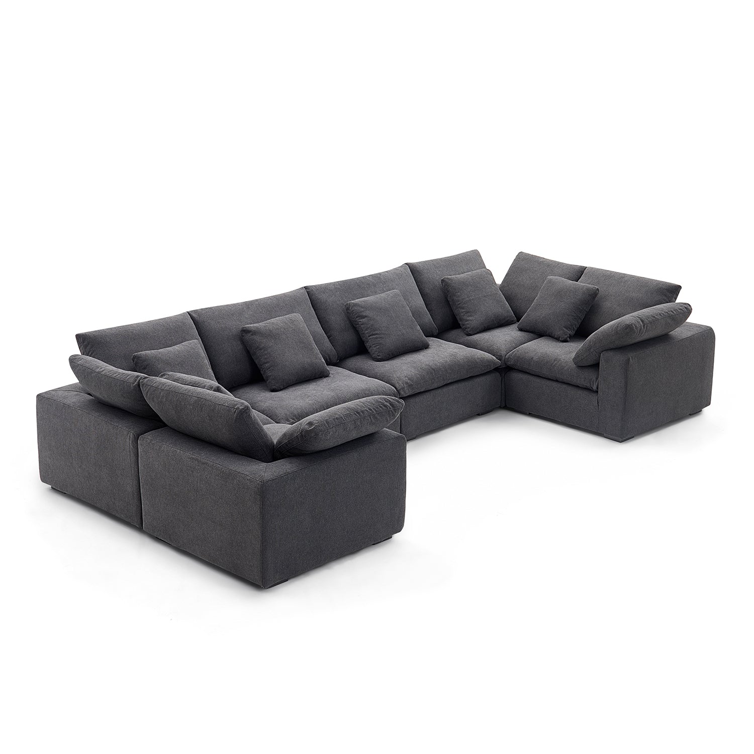 Malibu Cloud U Closed Sectional