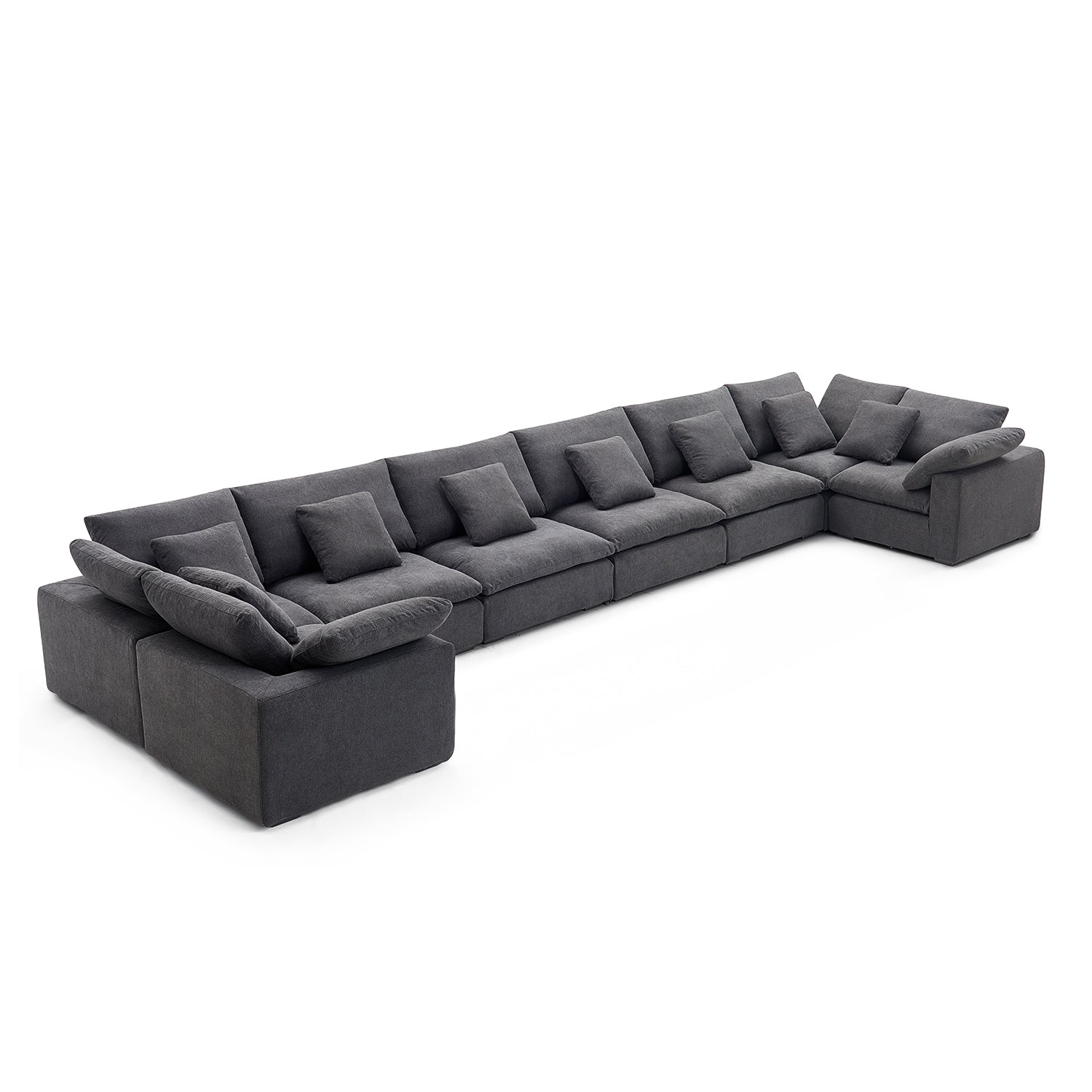 Malibu Cloud U Closed Sectional