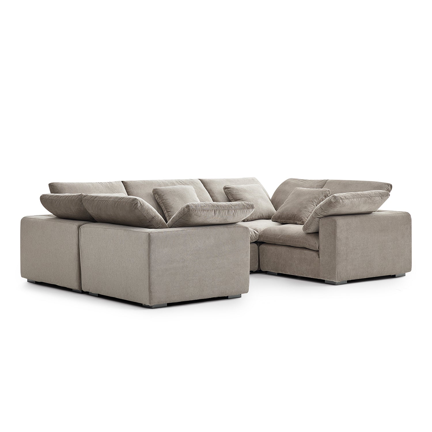 Malibu Cloud U Closed Sectional