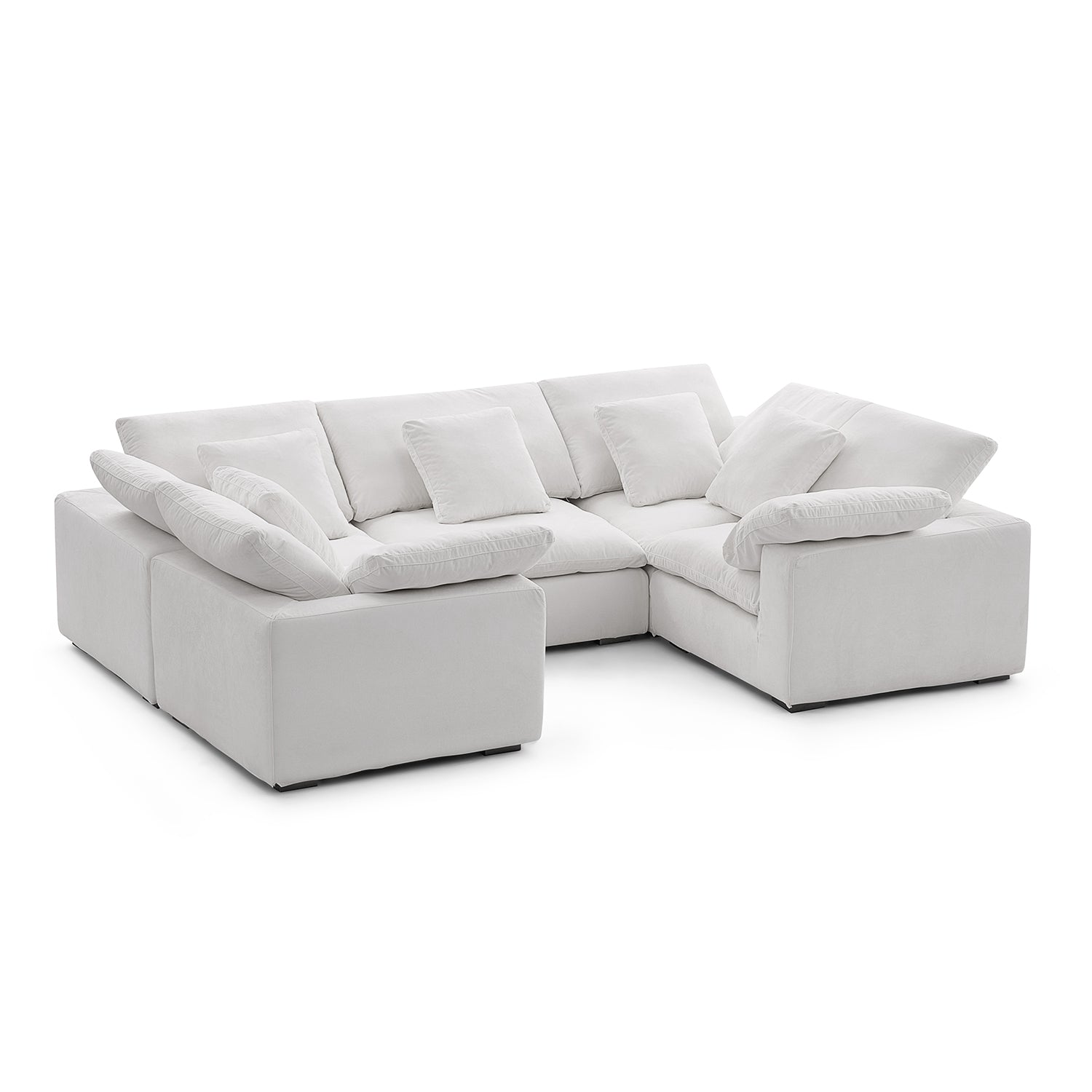 Malibu Cloud U Closed Sectional