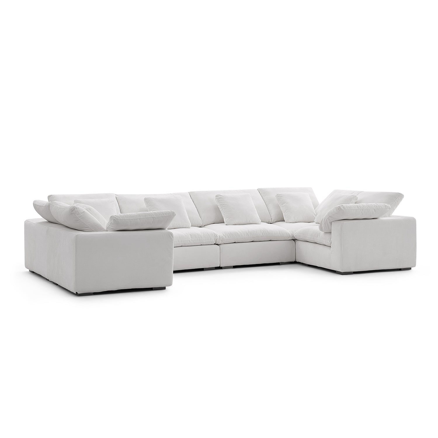 Malibu Cloud U Closed Sectional