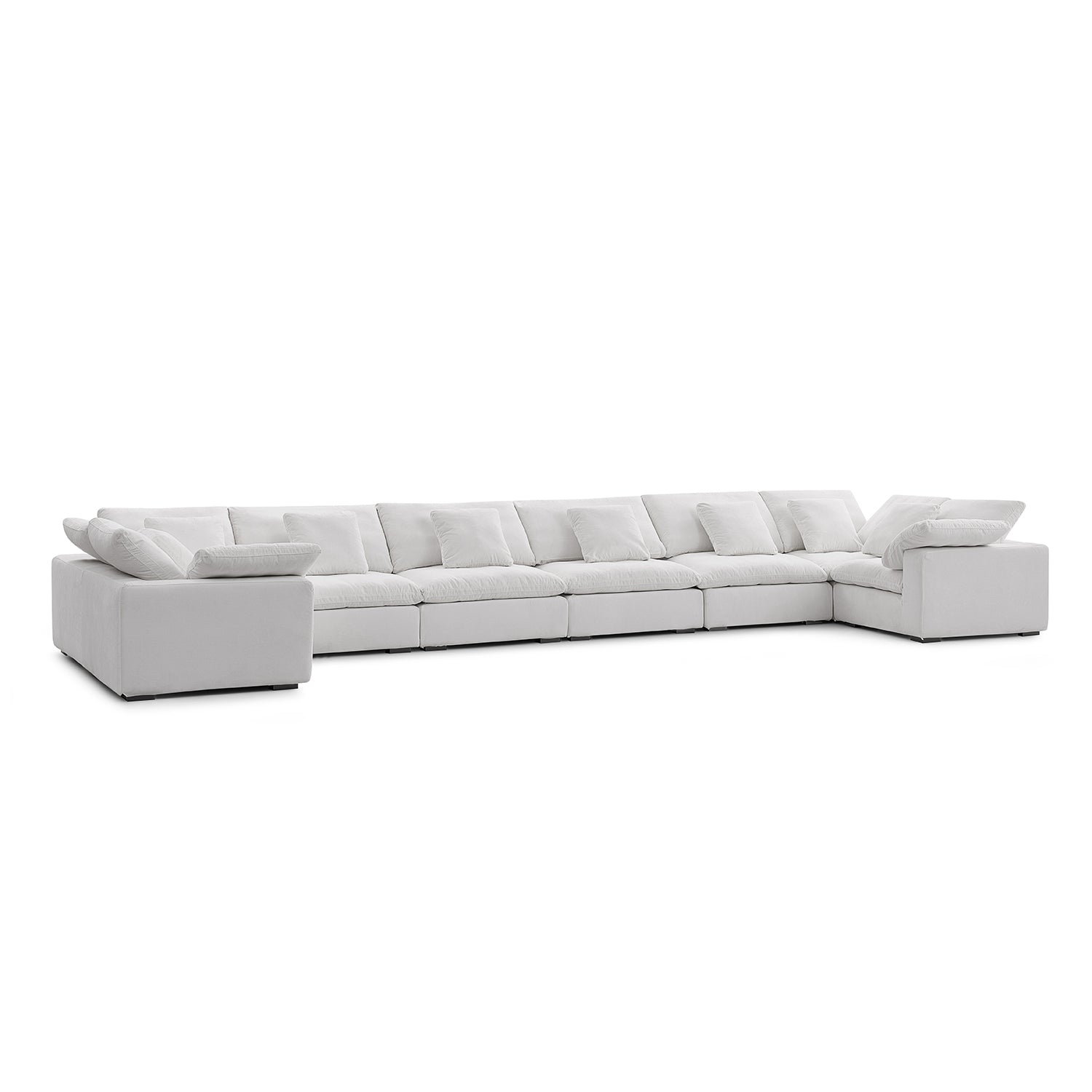 Malibu Cloud U Closed Sectional