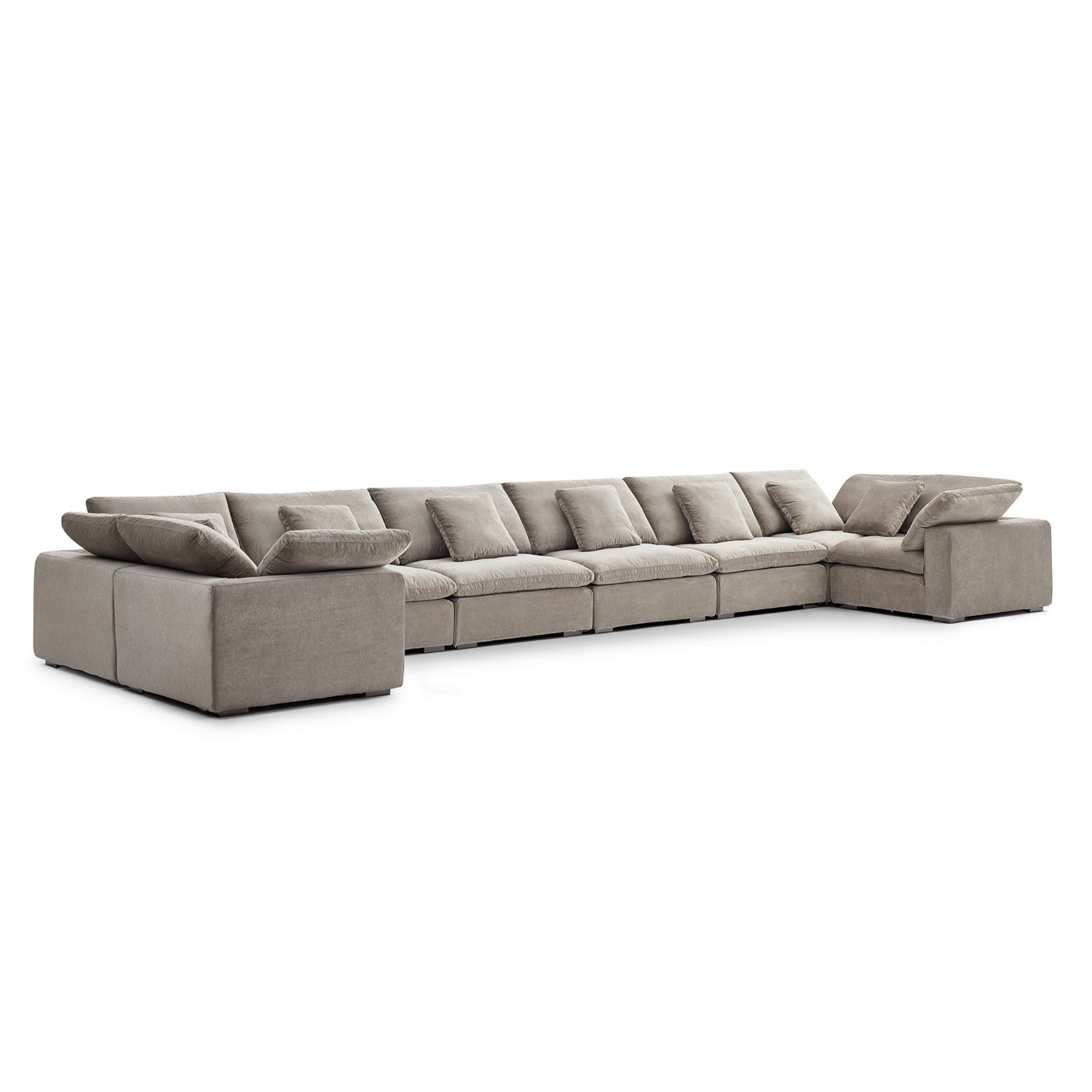 Malibu Cloud U Closed Sectional