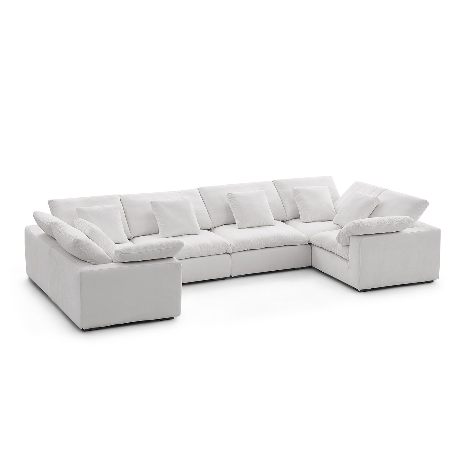 Malibu Cloud U Closed Sectional