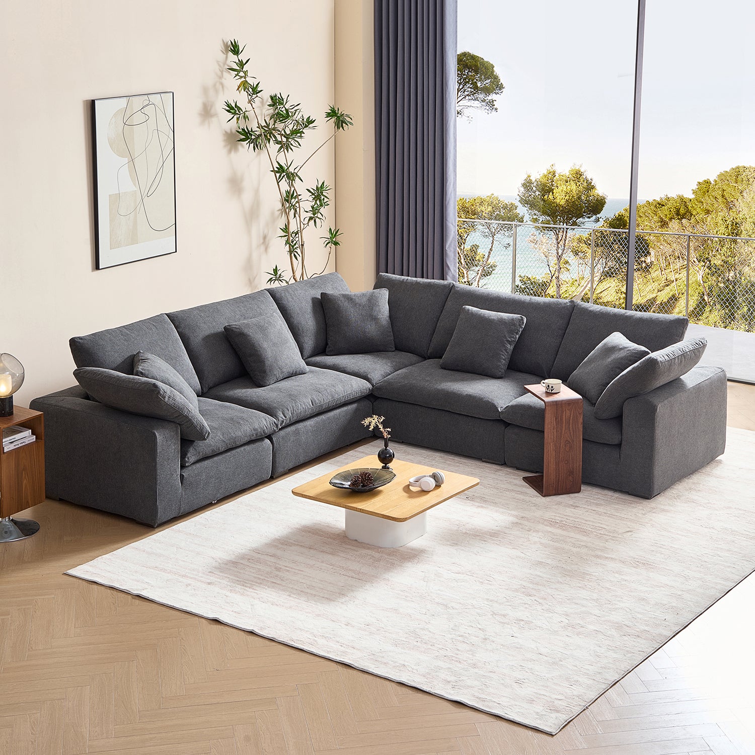 Malibu Cloud L Sectional